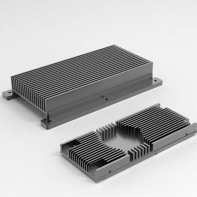 Bộ tản nhiệt hợp kim nhôm ép đùn nhôm tùy chỉnh chính xác Gia công CNC