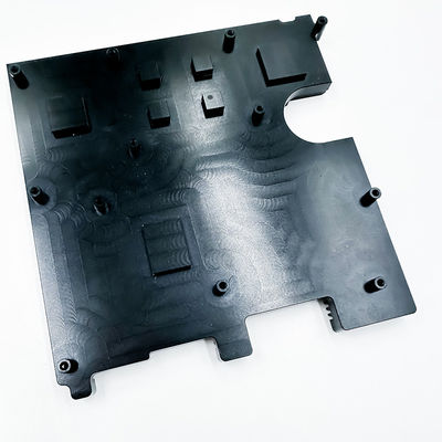 Bộ phận gia công CNC ô tô Bộ tản nhiệt tản nhiệt Anodized nhôm màu đen