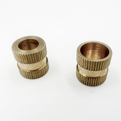 OEM có khía bằng đồng thau chèn, chèn đai ốc có ren chính xác