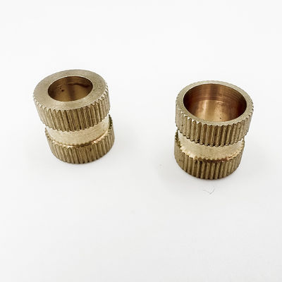 OEM có khía bằng đồng thau chèn, chèn đai ốc có ren chính xác