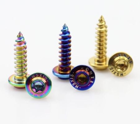 Vít Titan M4 M5 Vít tự khai thác mặt bích bằng thép không gỉ 304
