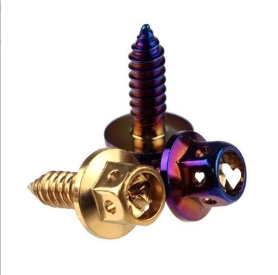 Vít Titan M4 M5 Vít tự khai thác mặt bích bằng thép không gỉ 304