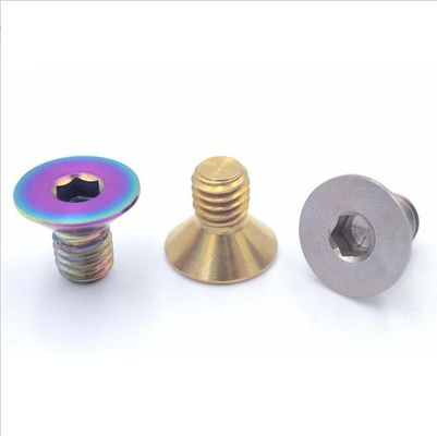 Ốc vít Titan tùy chỉnh Chốt xe đạp leo núi TC4 Vít đĩa đơn