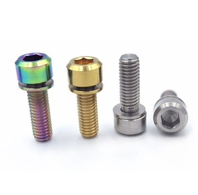 Ốc vít Titan tùy chỉnh Chốt xe đạp leo núi TC4 Vít đĩa đơn
