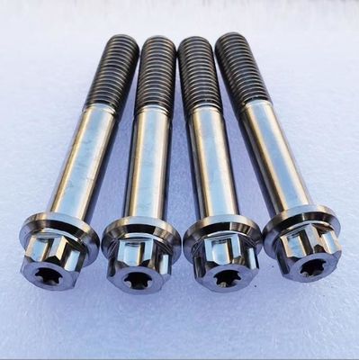 Bu lông mặt bích hợp kim titan Vít Bu lông titan sửa đổi tùy chỉnh