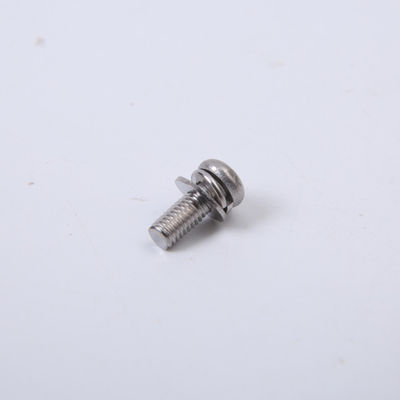 M2 M2.5 M3 M4 Ốc vít bằng thép không gỉ Đầu tròn Bu lông đầu Pan với sự kết hợp máy giặt