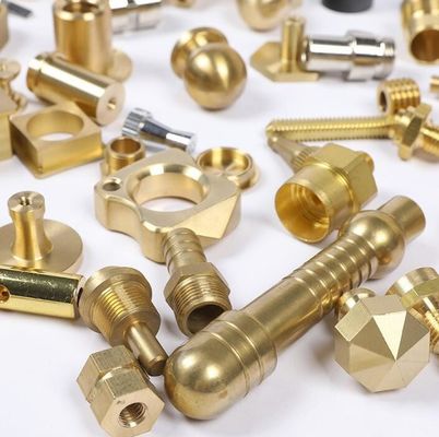 Bộ phận đồng thau tùy chỉnh phi tiêu chuẩn Gia công phần cứng cơ khí Máy tiện CNC