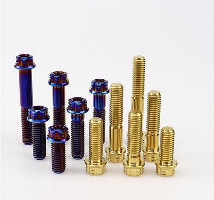 Hợp kim titan Micro Arc Anodizing Mao Tự khoan Vít tự khai thác Thép không gỉ