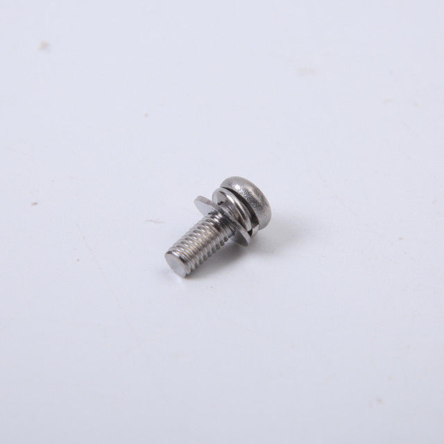 M2 M2.5 M3 M4 Ốc vít bằng thép không gỉ Đầu tròn Bu lông đầu Pan với sự kết hợp máy giặt